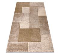 Alfombra ARCANA 1665 beige / verde geométrica moderna 80x150 cm
