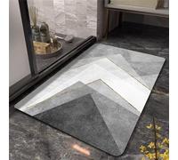 Alfombra Baño, Alfombrilla Baño, Alfombra Diatomita Baño, Alfombra de Baño, Alfombra Ducha, Alfombras Alfombra Baño Piedra Antideslizante, Stone Bath Mat, Alfombra Baño Secado Rapido, Painting90x120cm