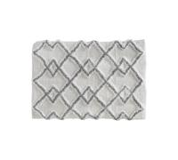 Alfombra baÑo etnica gris 50x75cm