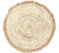 Alfombra bohemia para exteriores, redonda, modelo Silva, 160 cm