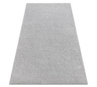 Alfombra BUENOS 7005 shaggy liso de un solo color plata 180x270 cm
