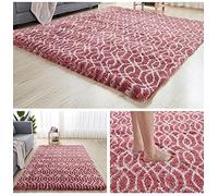 Alfombra De AbsorcióN De Agua Alfombras Alfombra De TeñIdo Anudado Alfombras Suaves De Felpa Para Sala De Estar Alfombras Antideslizantes Para El Dormitorio Rayas rojas y blancas oscuras 50 X 80cm