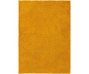 Alfombra de alta calidad lavable Interiyou, modelo Sofia, color amarillo, 133x190 cm