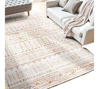 Alfombra de área VEVOR, 1524 x 2438 mm, alfombra lavable, alfombra antideslizante de estilo moderno para sala de estar, alfombra interior para dormitorio, oficina, sala de estar, habitación infantil, 