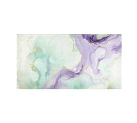 Alfombra de baño esponjosa, textura de mármol verde azulado, morado, alfombra de baño de felpa, alfombra de cocina, alfombra suave y mullida, alfombra de ducha absorbente de agua