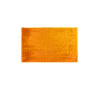 Alfombra de baño MSV "Chenille" antideslizante de microfibra en color naranja 40 x 60 cm