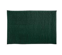 Alfombra de baño MSV "Oruga" antideslizante de microfibra en color verde 60 x 90 cm