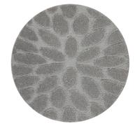 Alfombra de baño SUPREME círculo STONES piedras antideslizante suave - gris circulo 100 cm