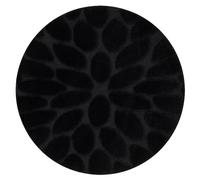 Alfombra de baño SUPREME círculo STONES piedras antideslizante suave - negro circulo 67 cm