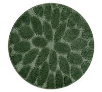 Alfombra de baño SUPREME círculo STONES piedras antideslizante suave - verde circulo 67 cm