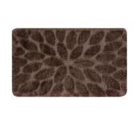 Alfombra de baño SUPREME STONES piedras antideslizante suave - marrón 60x100 cm