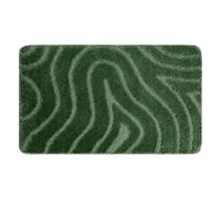 Alfombra de baño SUPREME WAVES ondas antideslizante suave - verde 50x80 cm
