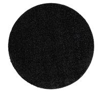 Alfombra de baño SYNERGY círculo glamour antideslizante suave - lurex negro circulo 67 cm