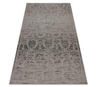 Alfombra de cuerda sisal FLOORLUX 20211 plateado /negro 120x170 cm