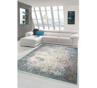 Alfombra de diseño moderno y estilo vintage, disponible en múltiples tamaños, incluyendo 80x150 cm