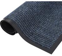 Alfombra de entrada a rayas, color azul, 80x120 cm (vidaXL)