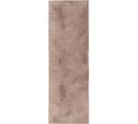 Alfombra de imitación de piel Interiyou, modelo Fargo, color taupe, 70x200 cm