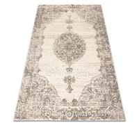 Alfombra de lana ABBY 486.24.LA110 OSTA Adorno marco clásico gris / azul 80x160 cm