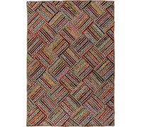 Alfombra de lana "My Cancun 330 Multi", 160x230 cm, con bordes hechos a mano