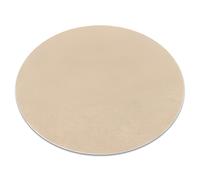 Alfombra de lavado moderna LINDO circulo beige antideslizante peluda circulo 150 cm