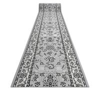 Alfombra de pasillo BCF MORAD Klasyk clásico gris 80 cm 80x110 cm