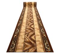 Alfombra de pasillo BCF OPAL beige 140 cm 140x1000 cm