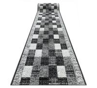 Alfombra de pasillo BCF RAFIA gris 100 cm 100x500 cm