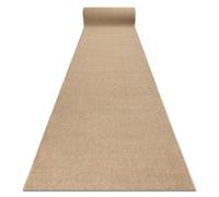 Alfombra de pasillo CASABLANCA LOOM beige lazo suave Interior y exterior 120 cm 120x990 cm