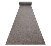 Alfombra de pasillo CASABLANCA LOOM gris lazo suave Interior y exterior 80 cm 80x180 cm