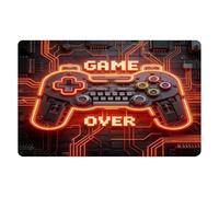 Alfombra de pasillo con patrón de controlador de juegos, para habitación de niños, suave, antideslizante, para dormitorio, sala de estar, alfombra temática de juegos