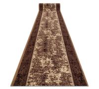 Alfombra de pasillo con refuerzo de goma 120 cm STARK beige 120x350 cm