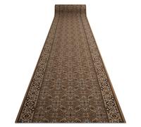 Alfombra de pasillo con refuerzo de goma BIDJAR beige 100cm 100x220 cm