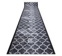 Alfombra de pasillo con refuerzo de goma CLOVER gris 80 cm 80x220 cm