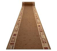 Alfombra de pasillo con refuerzo de goma JENA beige 67cm 67x190 cm