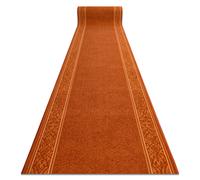 Alfombra de pasillo con refuerzo de goma ST.TROPEZ Marco antideslizante color cobre 100cm 100x540 cm