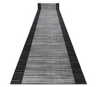 Alfombra de pasillo con refuerzo de goma STREIFEN 120 cm antracita 120x300 cm