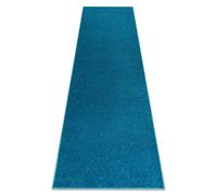 Alfombra de pasillo ETON 898 turquesa azul 50x370 cm