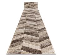 Alfombra de pasillo FEEL 5673/15055 Diseño Espiga beige/marrón/crema 80 cm 80x110 cm