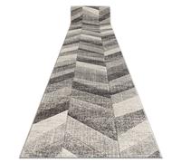 Alfombra de pasillo FEEL 5673/16811 Diseño Espiga gris/antracita/crem 80 cma 80x110 cm