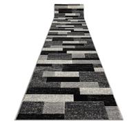 Alfombra de pasillo FEEL 5756/16811 Rectángulos gris 80 cm 80x110 cm