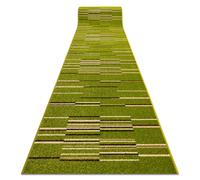 Alfombra de pasillo HEAT-SET FRYZ NELI verde/color lima 90 cm 90x610 cm