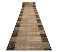 Alfombra de pasillo KARMEL Etna marco arena - tuerca 80cm 80x110 cm