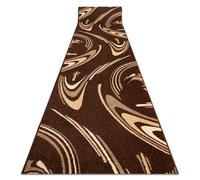 Alfombra de pasillo KARMEL FRYZ - COFFEE marrón 80 cm 80x110 cm