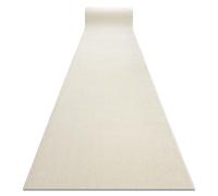 Alfombra de pasillo KARMEL llanura un color blanco 70 cm 70x320 cm