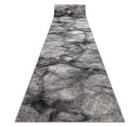 Alfombra de pasillo SILVER Marble mármol - gris 80cm 80x110 cm