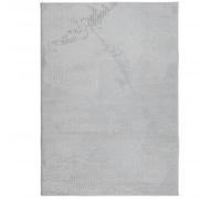 Vidaxl Alfombra IZA 200x280 Cm Pelo Corto Look Escandinavo Antracita/Gris/Crema Gray