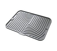 Alfombra de secado para vajilla 45 x 30 cm, silicona antideslizante resistente