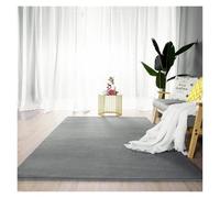 Alfombra De Vellón Coral Alfombras grises for sala de estar, sofá, alfombra terciopelo Coral, dormitorio, cojín grueso for balcón, suelo antideslizante for cabecera niño(Dark Grey,50x160 19x62in)