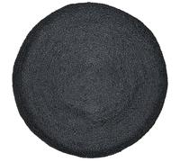 Alfombra de yute Juteteppich Natural Boho negra 100 cm decoración Marrakesch