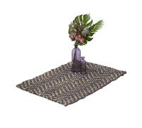 Alfombra decorativa geométrica Tapete yute 60x90 Alfombra pasillo hecha a mano